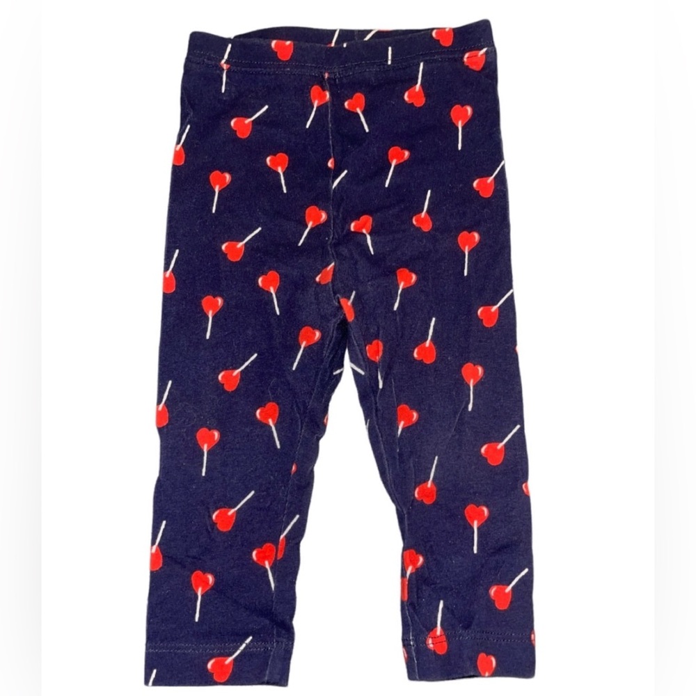 Old Navy Baby Girl Heart Shaped Lollipop Leggings